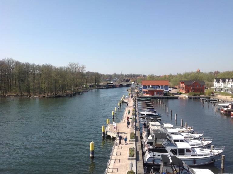 Blick auf die Eldeeinfahrt